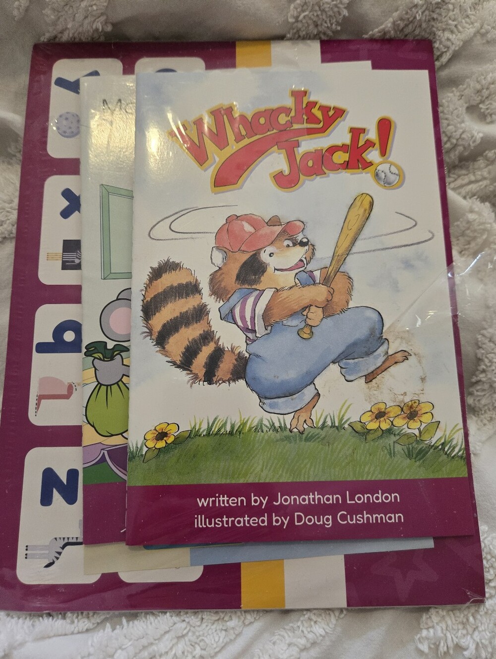 Hooked On Phonics Pre-Reader Kids Book Whacky Jack & Make Room For Zelda Set